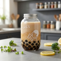 Bouteille de boisson en PET de haute qualité de 17 oz (500 ml) pour le café froid et les jus |   Capuchon anti-effraction |   Produits alimentaires sans BPA en gros