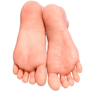 เครื่องช่วยสำเร็จความใคร่ชายแบบ TPE ยี่ห้อ Qianzu ขายส่ง แบบหล่อขึ้นรูปกลับด้าน พร้อมป้ายชื่อ รูปทรงเครื่องบิน รูปทรงเท้า อุปกรณ์ช่วยสำเร็จความใคร่ชาย - Product Image 4