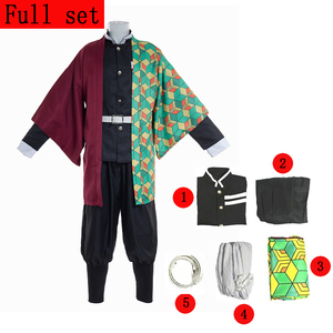 Nuevo Diseño de Disfraz de <span class=keywords><strong>Cosplay</strong></span> de Anime Japonés Demon Slayer, Ropa de Tanjirou, Nezuko, Zenitsu, Tomioka, Rengoku - Product Image 3
