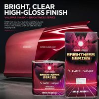 Vernis transparent automobile haute brillance Sherwin Williams 2K, durcisseur, résistant aux UV, peinture acrylique en spray, résistant aux produits chimiques