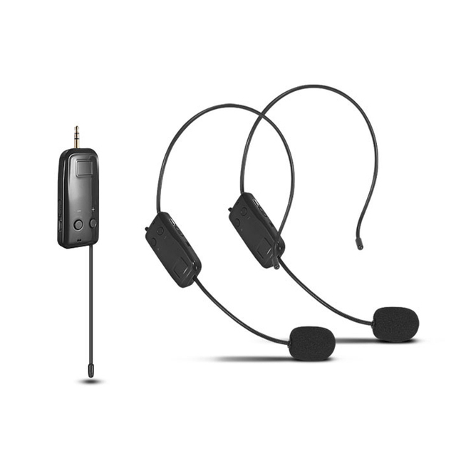 XTUGA XS02 Condenser Microphone 2.4GHz Two-in-One Headset Wearable Fitness Wireless with Metal Construction Lightweight Portable