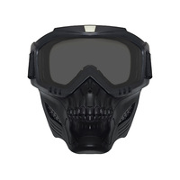 Masque de moto tout-en-un, lunettes tactiques anti-poussière et anti-sable, lunettes de soudage électriques anti-éblouissement et anti-éclaboussures