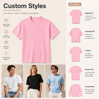 T-shirt personnalisé avec logo graphique, coton peigné premium, tee-shirt vierge, impression sérigraphique en relief, fabricant OEM