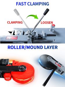 เครื่องรีดเกลียวท่อโค้งมนเครื่องดัดท่อไฟฟ้าเครื่องดัดโลหะ - Product Image 6