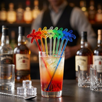 Agitateurs à cocktail en plastique – Meilleures ventes, promotion exceptionnelle, écologiques, transparents, sans BPA, robustes, jetables pour jardin, restaurant, club
