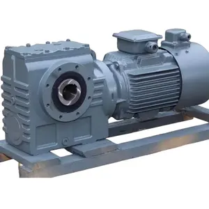 China Drehzahl minderer Motor reduzierer Spiral schnecken getriebe mit Elektromotor