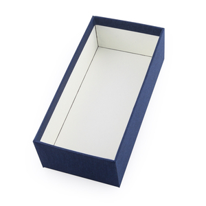 Boîte de papier d'emballage cadeau personnalisée de luxe estampage à chaud à texture recyclée - Product Image 4