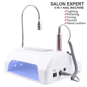 Aspirador de Polvo para <span class=keywords><strong>Uñas</strong></span> Profesional Multifuncional con Luz Máquina de Manicura Eléctrica para <span class=keywords><strong>Uñas</strong></span> de Acrílico - Product Image 1