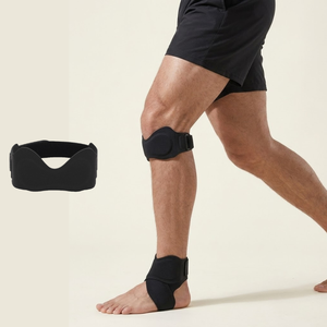 Venta al por mayor: Banda <span class=keywords><strong>de</strong></span> soporte ajustable para rótula deportiva, <span class=keywords><strong>de</strong></span> neopreno transpirable, para correr y saltar - Product Image 2