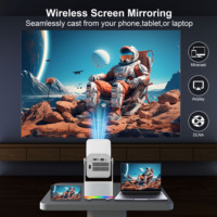Proyektor Video Game Android ZOKU HCS350PLUS Allwinner H713 4k HD 30000+ Game Tembak-menembak Retro Mendukung Speaker Proyektor Terbaik