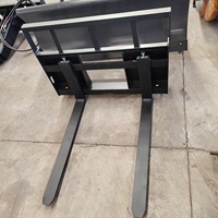 Wecan Nouveau Mini Skid Steer Loader Palette Fourche Attachement Roue Type Poclain Hydraulique Cylindre 1 An Gear Garantie Moteur Moteur
