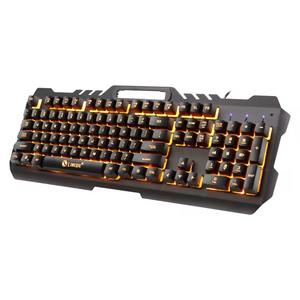 Full Size RGB Backlit Wired <b>Keyboard</b> 104 Keys Membrane Desktop USB Type A Plastic Standard Style - Product Image 2