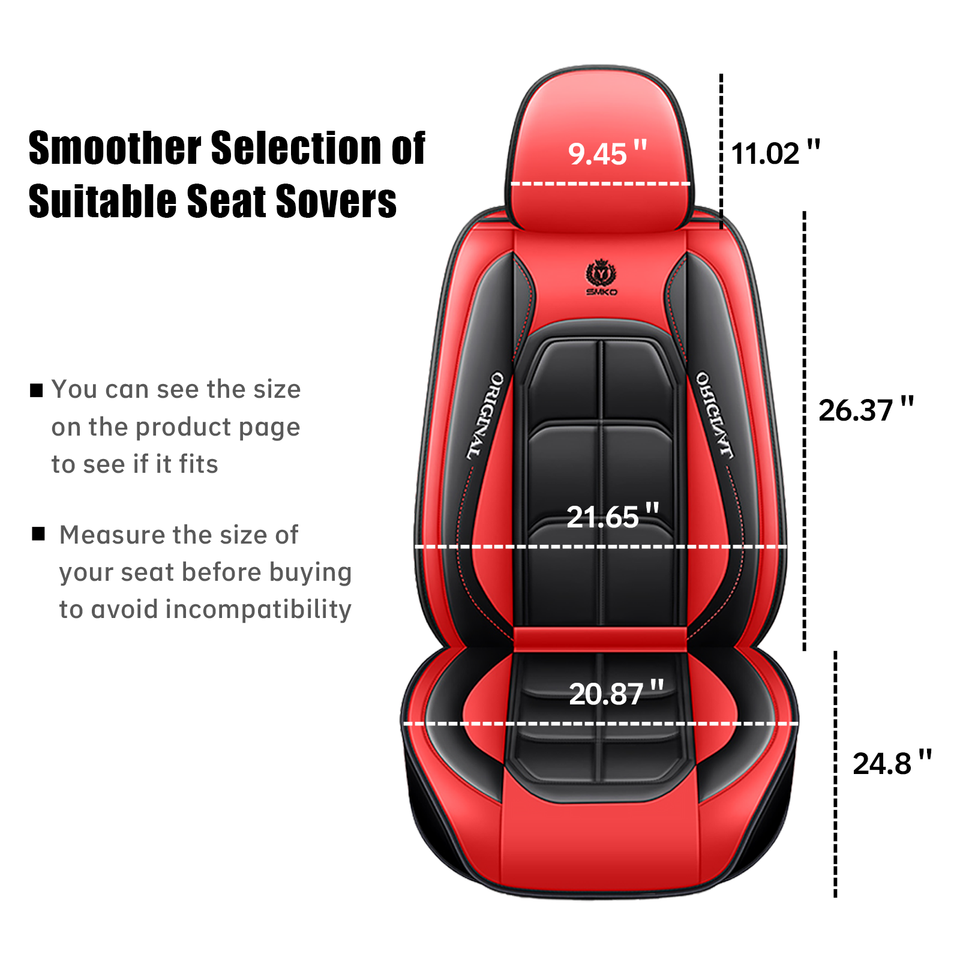 Xiangta Leather Car Seat Cushion Breathable Luxury Universal... 4