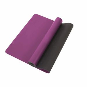 Tapete de Yoga de Caucho Natural Ecológico de 5mm de Grosor, Forma de Arco/Halva Ovalada, Antideslizante, Resistente al Agua, para Fitness Profesional - Product Image 2