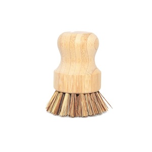 แปรงทำความสะอาดครัวด้ามสั้นขายดี แปรงล้างหม้อใยปาล์ม แปรงด้ามสั้น - Product Image 6