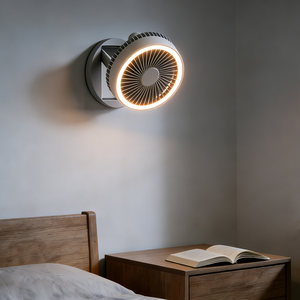 Ventilateur de camping sans pales rechargeable <span class=keywords><strong>Feigo</strong></span>, design lampe-batterie, pliable, portable, faible bruit 30-34dB, USB/Batterie, utilisation extérieure et domestique - Product Image 4