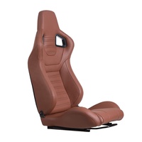 Siège Baquet Sport de Course Réglable en Similicuir PU - Compatibilité Universelle pour Voitures de Sport