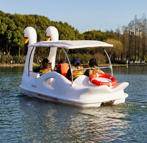 Bateau à pédales en forme de cygne pour 2 ou 4 personnes, nouveau design, parc aquatique, pédalo pas cher, pédale en fibre de verre, vélo à pédales en forme de cygne à <span class=keywords><strong>vendre</strong></span> - Product Image 3