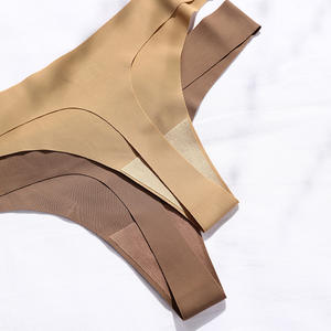 Signore signore Bragas di cotone da donna perizoma a vita bassa Hipster da donna perizoma da donna 100% in cotone tinta in stile quotidiano per adulti - Product Image 6