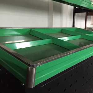 Scaffale per Supermercato di Alta Gamma, Espositore Metallico Monofacciale per Frutta e Verdura, Qualità Superiore - Product Image 6