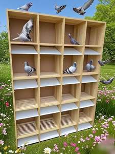 Houten milieuvriendelijke duivenhok en kweekkooi accessoires ZF ZF-418 - Product Image 4