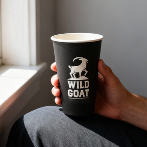 Gobelets en papier à paroi simple, écologiques, imprimés avec logo personnalisé, qualité alimentaire, prix usine, pour le service de café chaud - Product Image 3