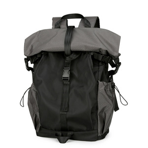 Sports Outdoor Hiking Cycling <b>Backpack</b> Folding Roll Top Shoulder Bag Men's Functional Travel College Student <b>School</b> Bag - Product Image 4