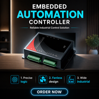 PC embarqué sans ventilateur ARM Cortex-A, montage mural ou sur rail DIN, bus CAN RS485 GPIO, boîtier métallique robuste, 12-24V DC, qualité industrielle