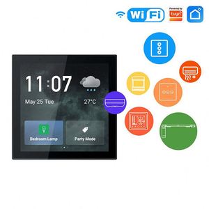 X407 4inch <b>Smart</b> Home Products Tuya <b>Smart</b> Home Automation Zigbee Device <b>Smart</b> Home Zigbee Gateway Control Panel Built-in Alexa - Product Image 3