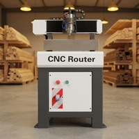 Mesin CNC Router Desktop Kecil 3/4 Axis Mini CNC untuk Pengukiran Kayu, Akrilik, PVC, PCB, dan Logam