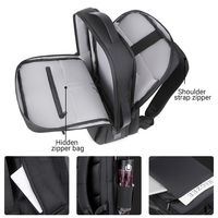 Sac à dos d'ordinateur portable d'affaires décontracté pour le collège, de voyage, de loisirs, en polyester imperméable, avec logo personnalisé, nouveau modèle original