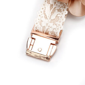 UFBemo-<span class=keywords><strong>collar</strong></span> y correa de encaje para perro y niña, de alta gama, con flores, conjunto de correa a juego - Product Image 5