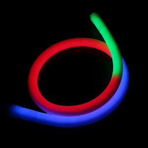 Fournisseurs chinois de tubes LED circulaires à 360 degrés, diamètre rond de 18 mm, bande <span class=keywords><strong>néon</strong></span> flexible SMD5050 RGB WS2811 Pixel DMX SPI, ruban lumineux - Product Image 2