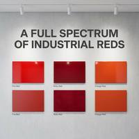 Recubrimiento en Polvo de Poliuretano Rojo Brillante, Rojo Fuego Vibrante, Pintura en Aerosol Anticorrosiva para Equipos de Incendios, Recubrimiento Plástico