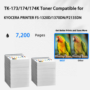 ตลับหมึกที่เข้ากันได้กับ Kyocera หมึก TK174K TK174 <span class=keywords><strong>TK173</strong></span>เข้ากันได้กับเครื่องพิมพ์ Kyocera FS-1320D P2135DN 1370DN - Product Image 2