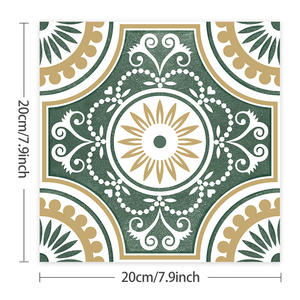 Calcomanías de suelo y pared de baldosas de imitación autoadhesivas impermeables, suelos de vinilo de PVC para inodoros, sin humedad y antideslizantes - Product Image 5