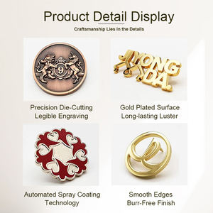 Etiqueta de nombre del personal del hotel personalizada, insignia de Metal redonda de varios tamaños, etiqueta de nombre de empleado de restaurante por sublimación reutilizable - Product Image 3