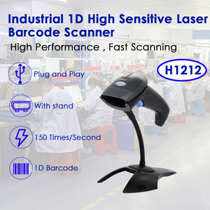 Jingxin RS232 PS2 USB đọc dài mờ Đầu đọc mã vạch cầm tay siêu thị 1D <span class=keywords><strong>laser</strong></span> công nghiệp quét mã vạch súng - Product Image 2