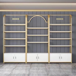 Estante de Exhibición Multiusos para Tienda de Maternidad y Bebés, Mueble de Almacenamiento con Paneles de Madera para Salón de Belleza, Estante de Exhibición de Cosméticos - Product Image 2