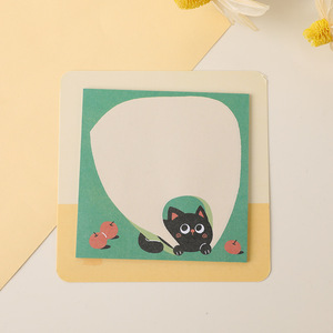 Cute Cat <b>Sticky</b> <b>Notes</b>, Black Cat Daily Planner Stickers Fridge Message Reminder Reusable Memo Pads Wholesale - Product Image 5
