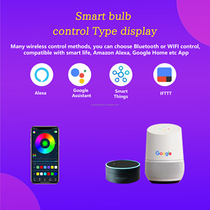 Fujiram ánh sáng màu 7W 9W âm nhạc <span class=keywords><strong>E14</strong></span> B22 E26 E27 RGB tuya thông minh Wifi bóng đèn LED bóng đèn thông minh bóng đèn - Product Image 4