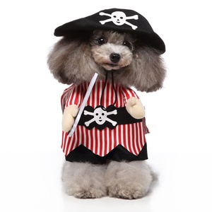 Cachorro invierno Halloween ecológico Meiqi sólido dibujos animados poliéster divertido disfraz de transformación con diseño de cuchillo traje de perro - Product Image 4