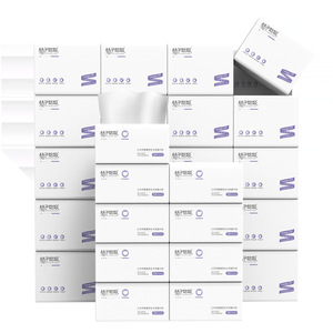 <b>Orange</b> Girl Facial Tissue 96 Packs 4 Layers 320 Sheets Per Pack Disposable Restaurant Hotel Use - Product Image 5