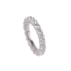 Conjunto de Joyería UM con Circonita Cúbica, Anillo de Compromiso y Boda, Estilo Boutique, Tendencias Hip-Hop - Product Image 1