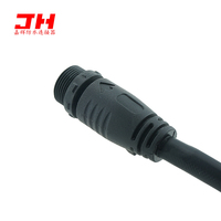 Cable impermeable M16, par macho hembra de nailon, cable y cable industrial para exteriores enchufable, batería, luz LED, iluminación, cría