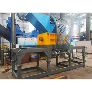 Machine de découpe automatique de pneus de voiture à économie d'énergie, fonctionnement facile, broyeur de pneus usagés avec composant de roulement central - Product Image 4