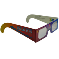 Großhandel benutzer definierte 3D Virtual Reality Rot Blau Brille für Move Game Dimensional Anaglyph DVD Video TV