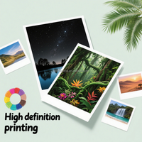Papier photo adhésif pour imprimante jet d'encre A3 A4 80g/115g/135g/150g, papier photo brillant auto-adhésif pour impression jet d'encre couché