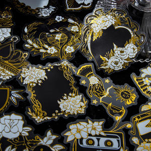 20 Stück Haustier Aufkleber Dark Night Stars Serie DIY Thema Hand Konto Collage <span class=keywords><strong>Journal</strong></span> Dekoration Materialien in 6 Modelle - Product Image 3