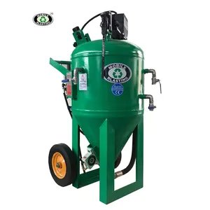 Portable Wheel Type Dust-free Sand Blasting Machine Sandblaster with CE Certification